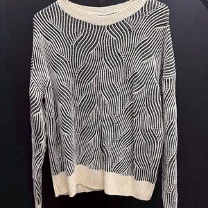 Patterned Crewneck Sweater